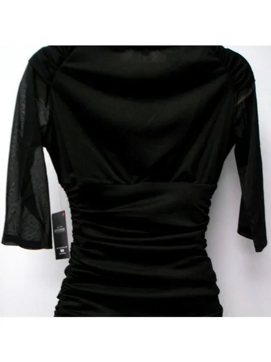NWT KIYONNA MELROSE MESH BLACK TOP! - Picture 2 of 3